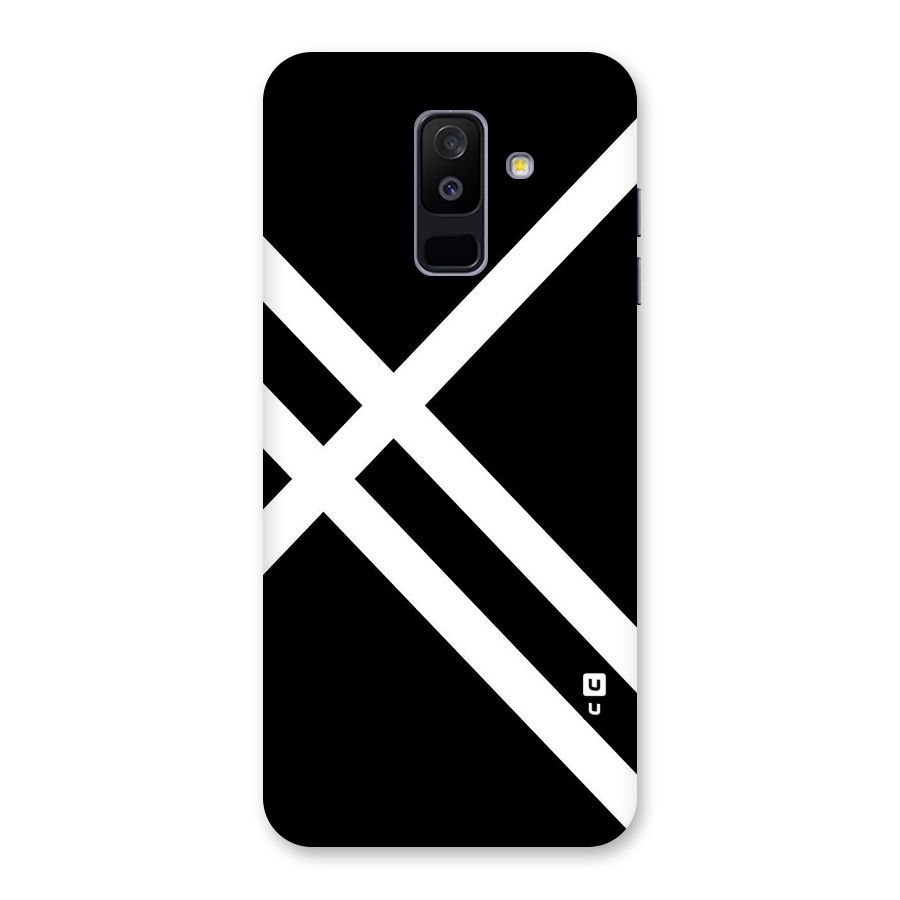 CrissCross Lines Back Case for Galaxy A6 Plus
