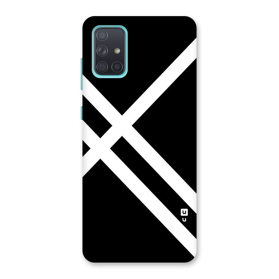 CrissCross Lines Back Case for Galaxy A71