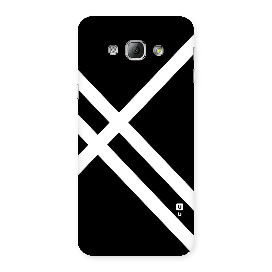 CrissCross Lines Back Case for Galaxy A8