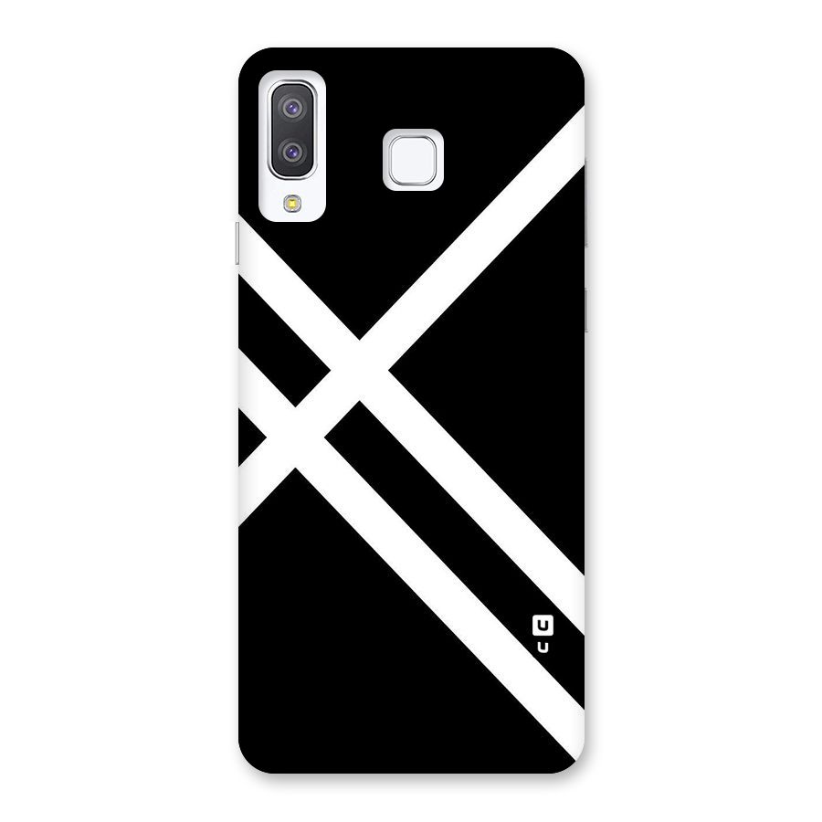CrissCross Lines Back Case for Galaxy A8 Star