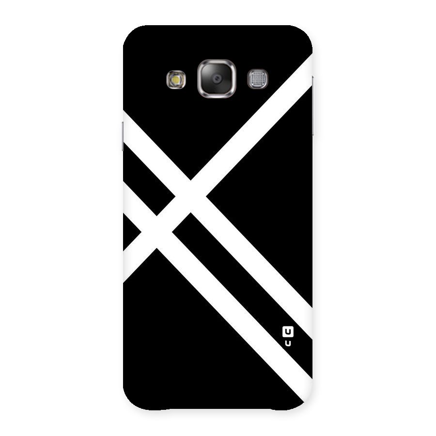 CrissCross Lines Back Case for Galaxy E7
