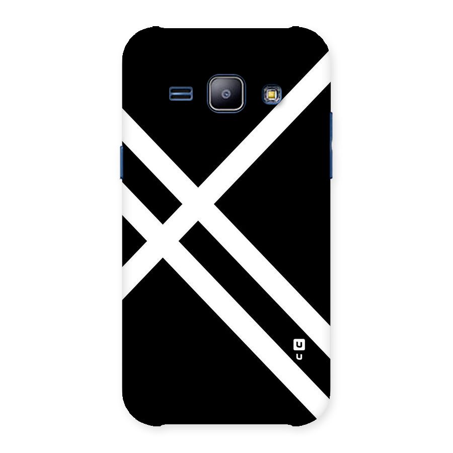 CrissCross Lines Back Case for Galaxy J1