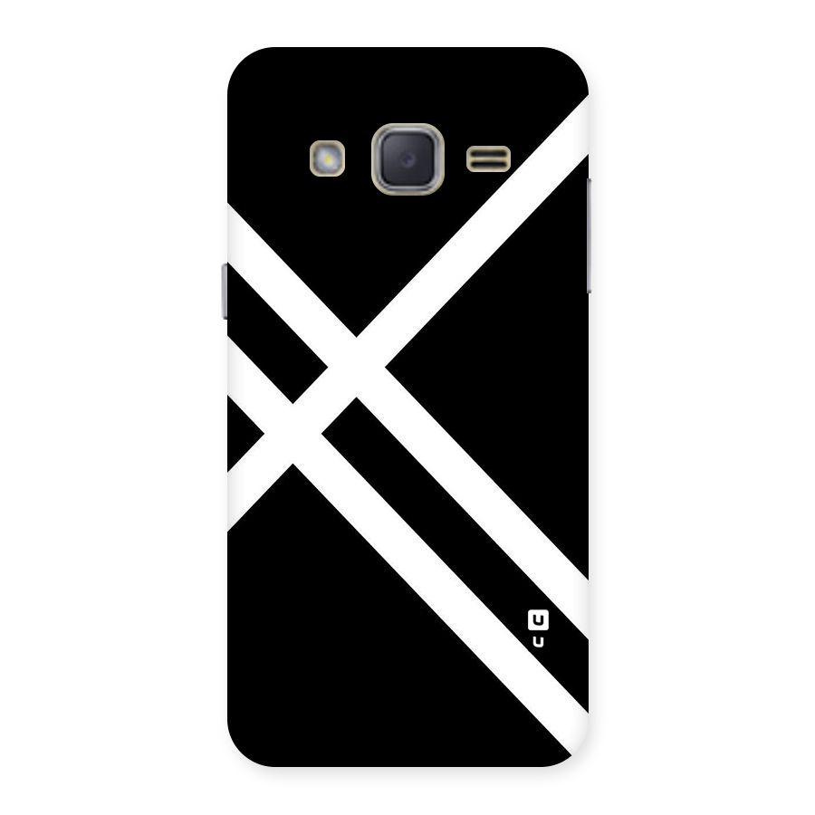 CrissCross Lines Back Case for Galaxy J2