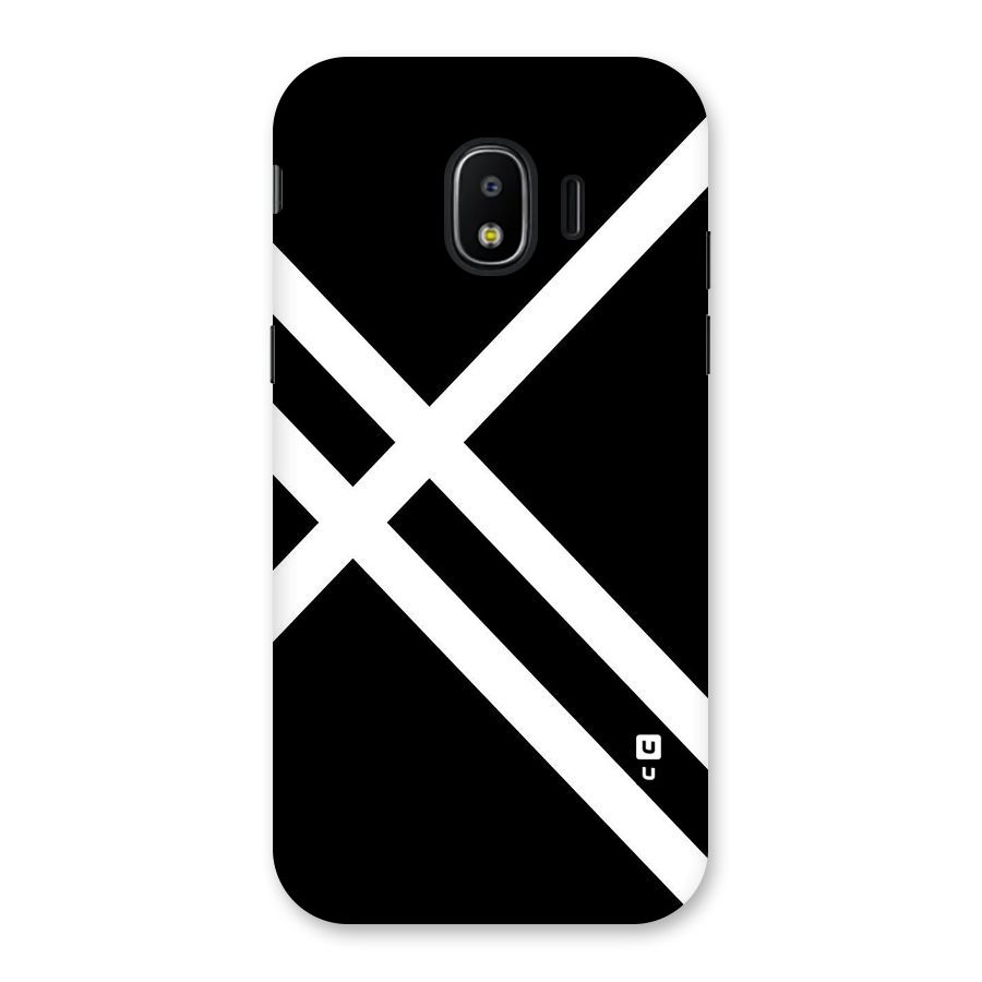 CrissCross Lines Back Case for Galaxy J2 Pro 2018
