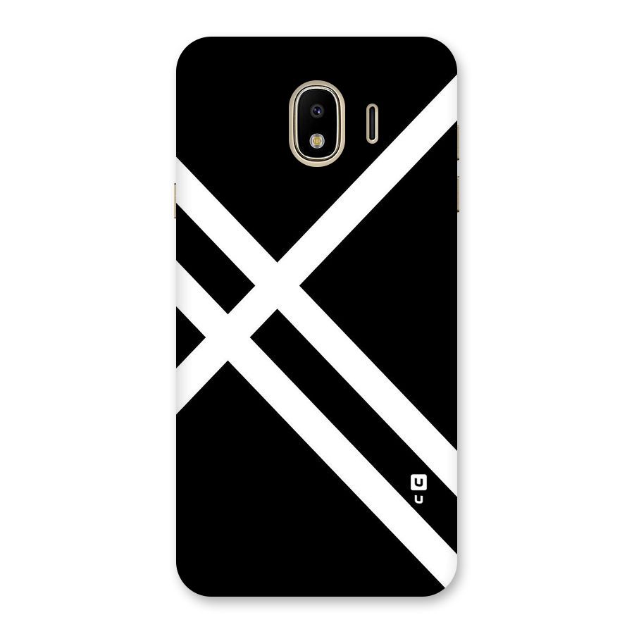 CrissCross Lines Back Case for Galaxy J4