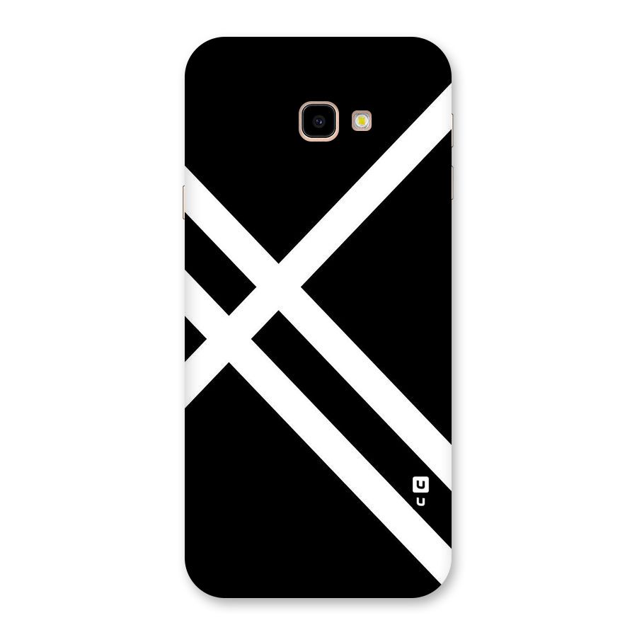 CrissCross Lines Back Case for Galaxy J4 Plus