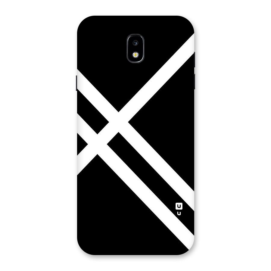 CrissCross Lines Back Case for Galaxy J7 Pro