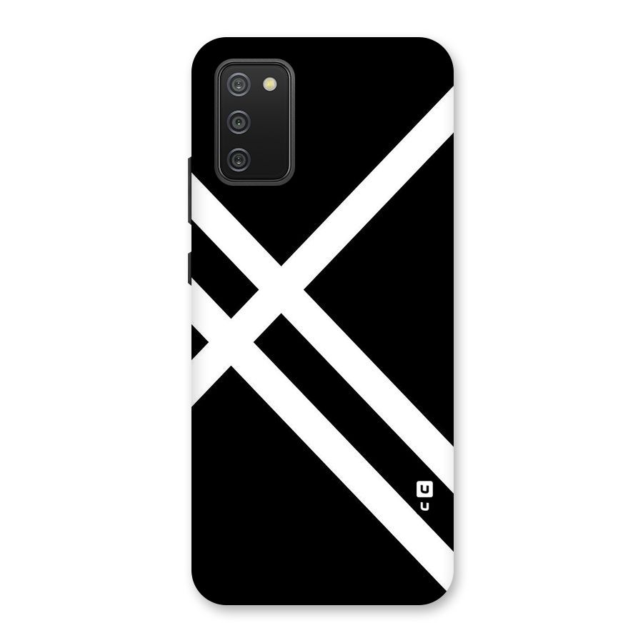 CrissCross Lines Back Case for Galaxy M02s