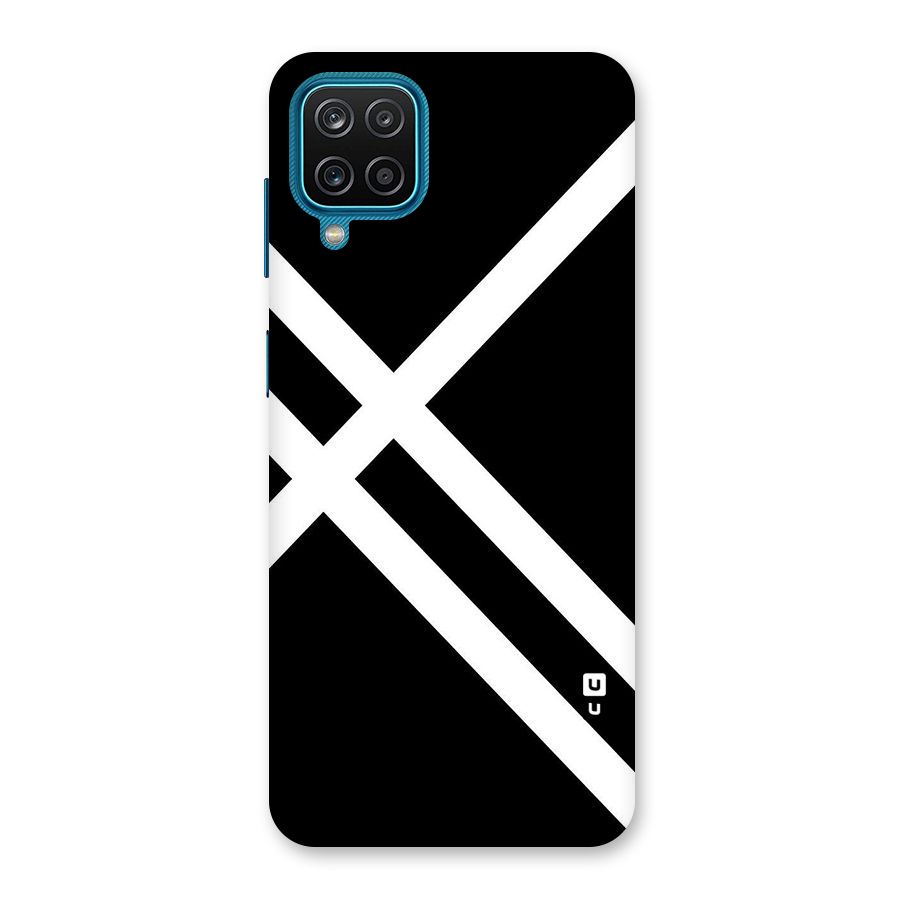 CrissCross Lines Back Case for Galaxy M12