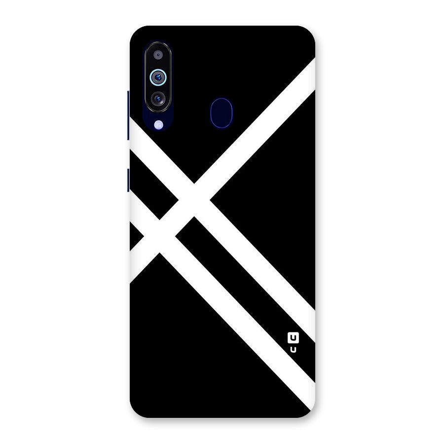 CrissCross Lines Back Case for Galaxy M40
