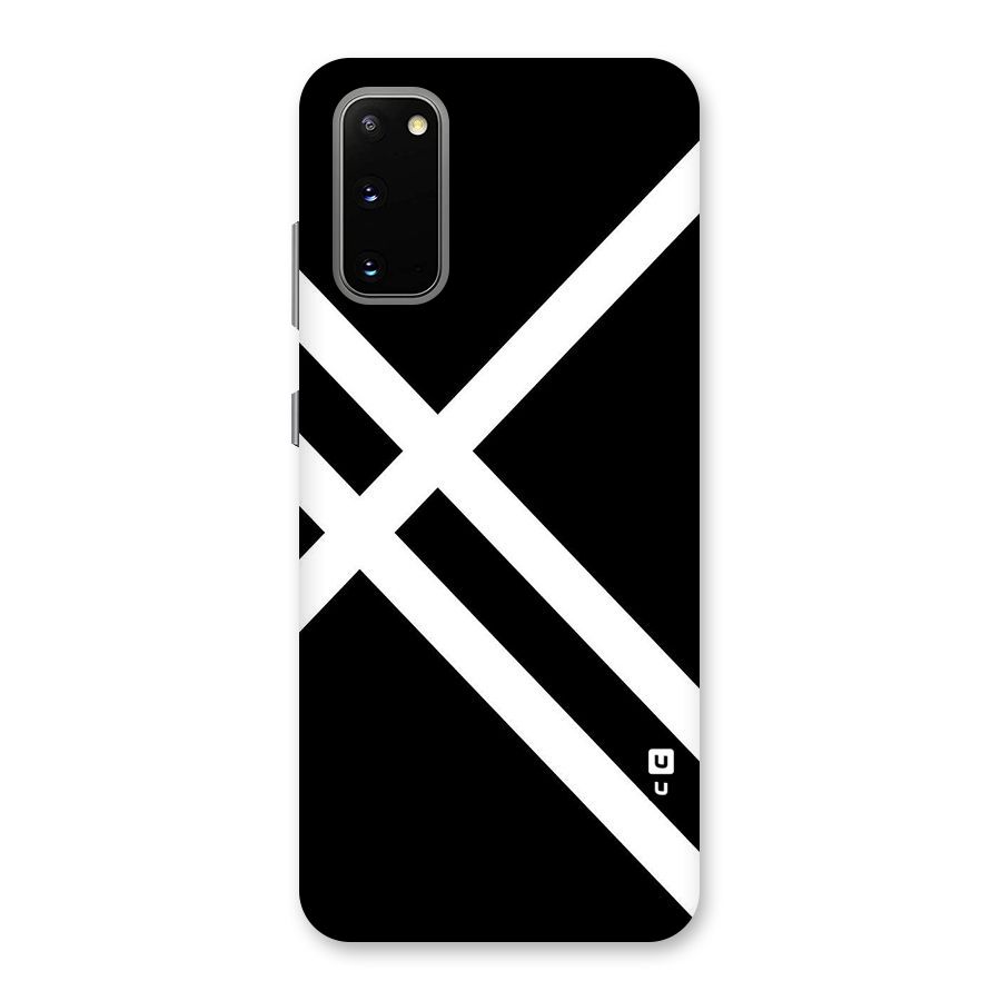 CrissCross Lines Back Case for Galaxy S20