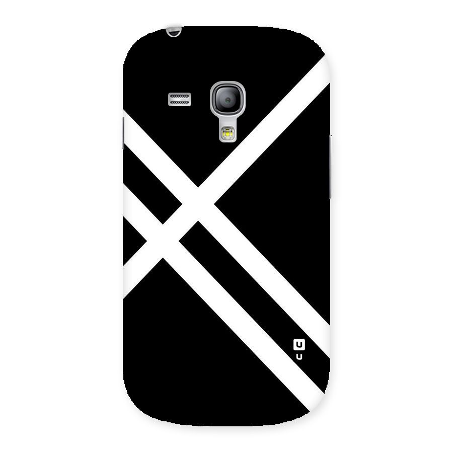 CrissCross Lines Back Case for Galaxy S3 Mini