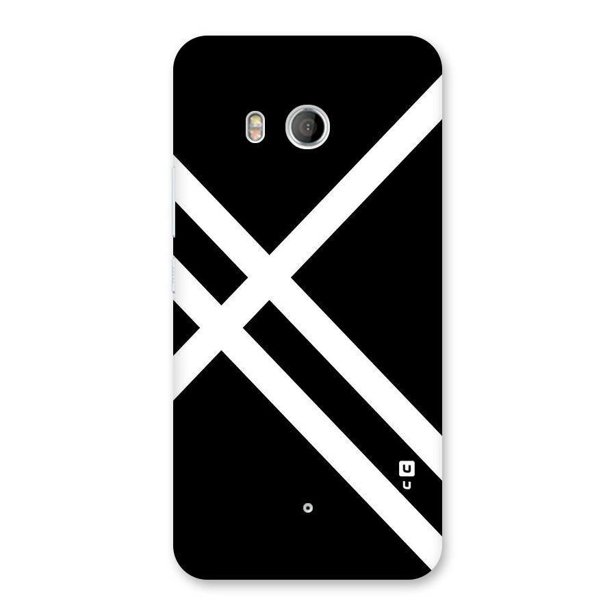 CrissCross Lines Back Case for HTC U11