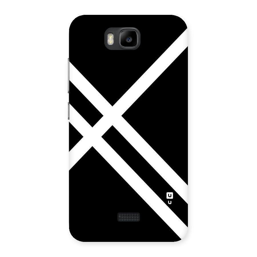 CrissCross Lines Back Case for Honor Bee