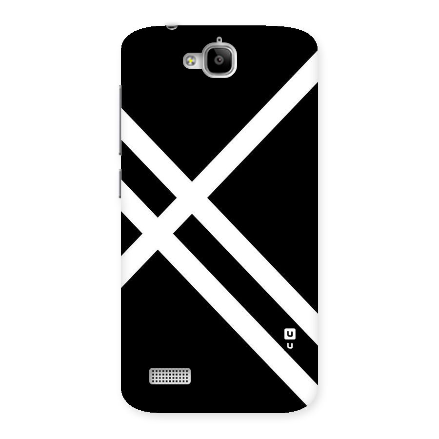 CrissCross Lines Back Case for Honor Holly