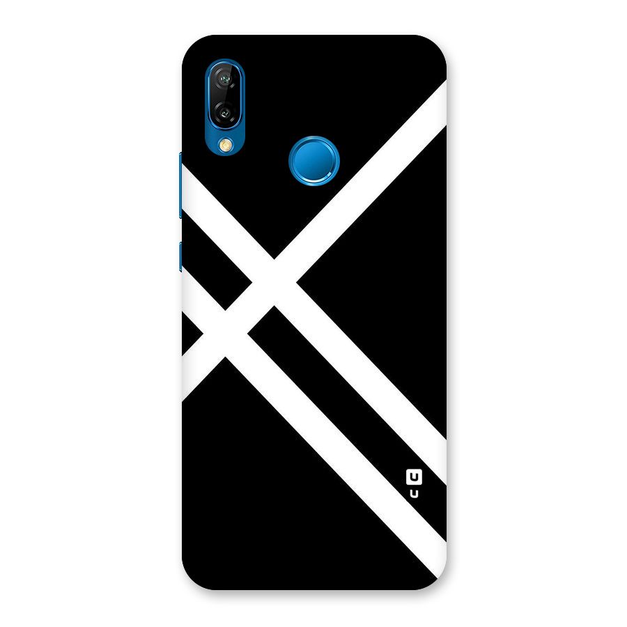CrissCross Lines Back Case for Huawei P20 Lite