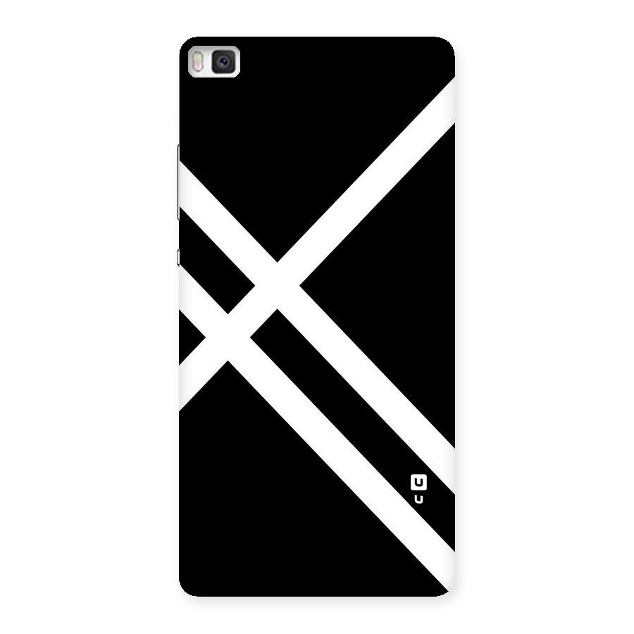 CrissCross Lines Back Case for Huawei P8