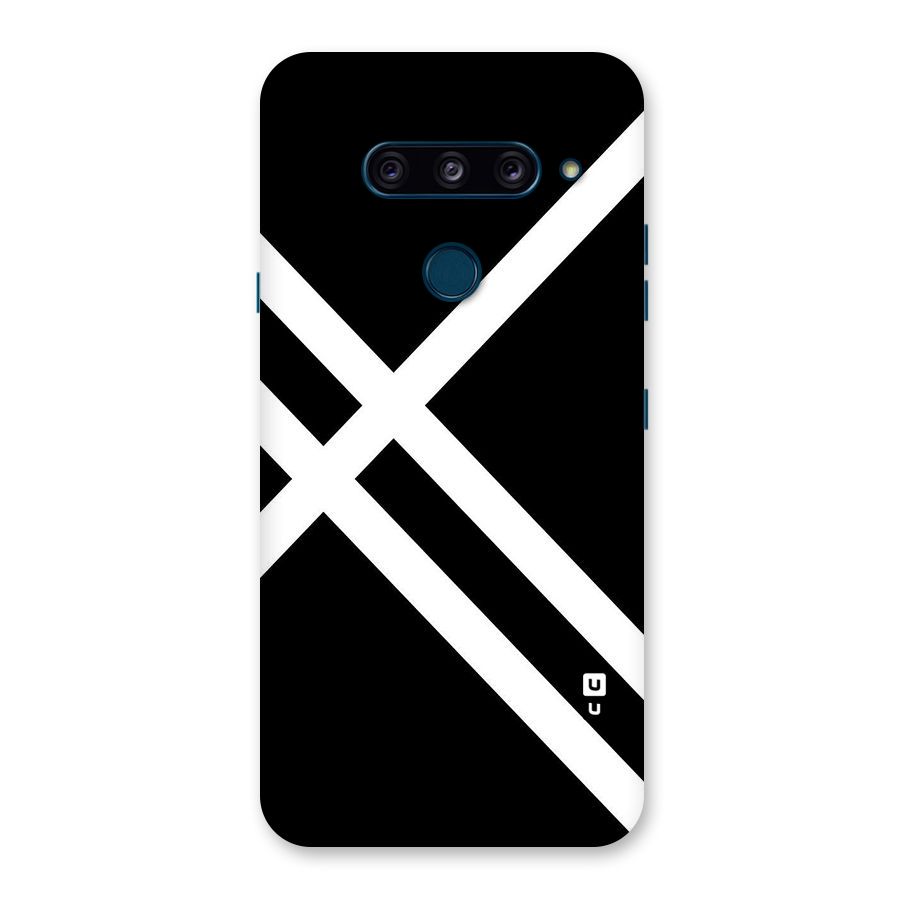 CrissCross Lines Back Case for LG  V40 ThinQ