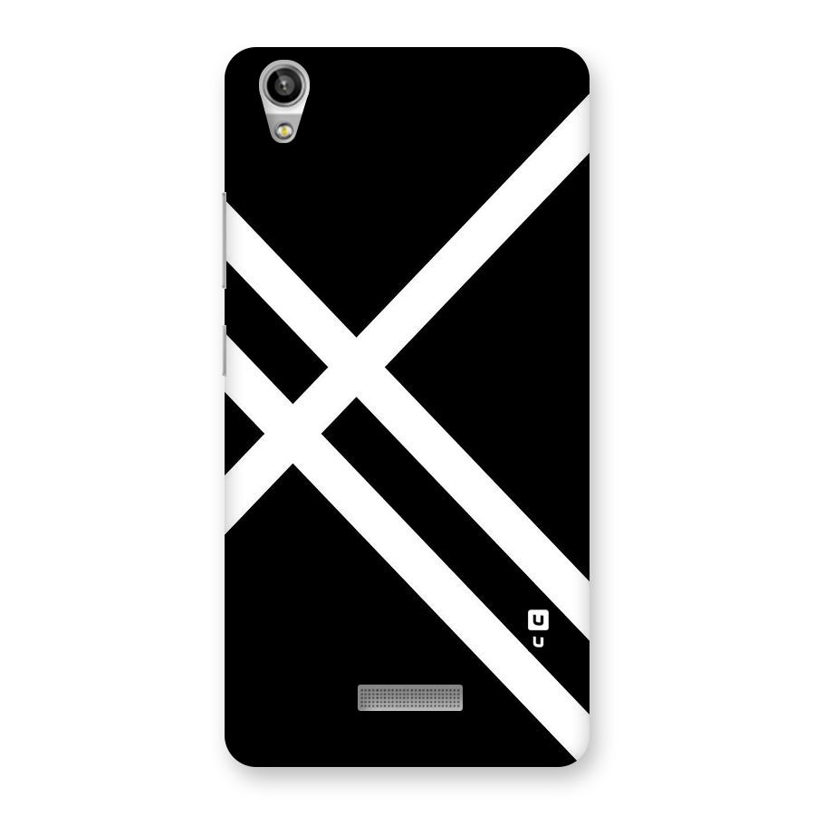 CrissCross Lines Back Case for Lava-Pixel-V1
