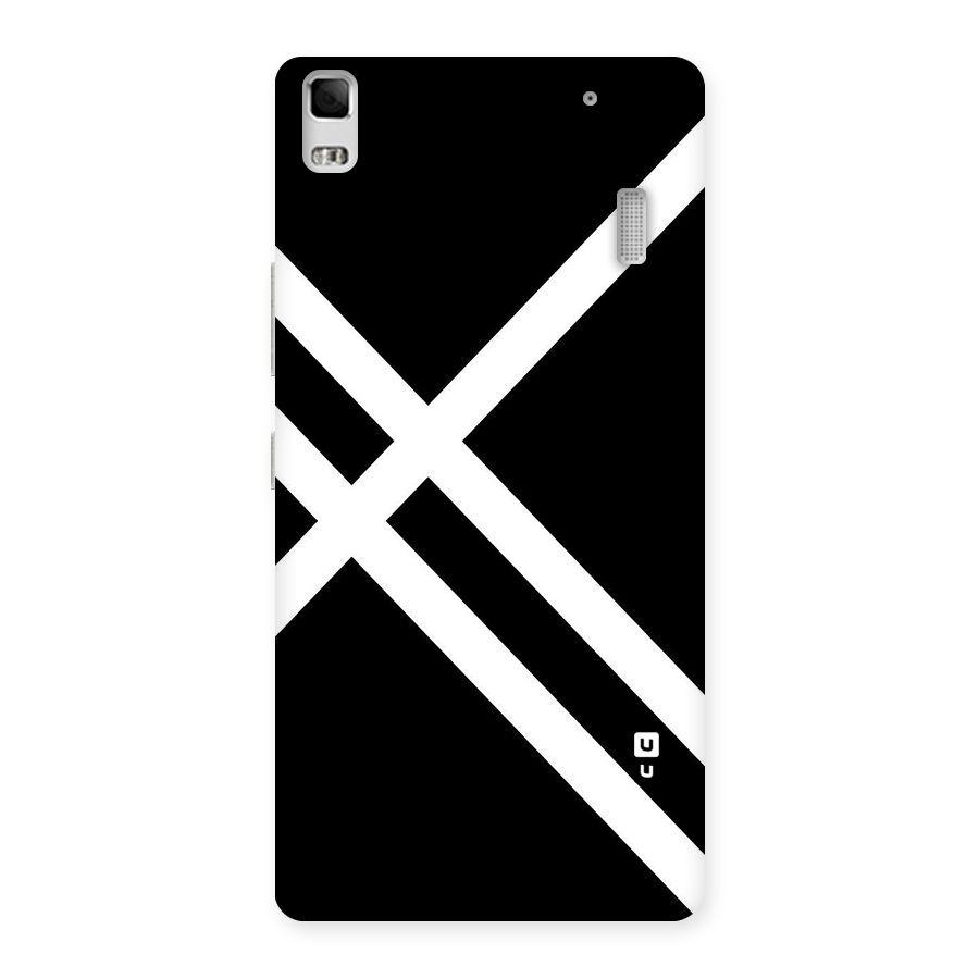 CrissCross Lines Back Case for Lenovo K3 Note