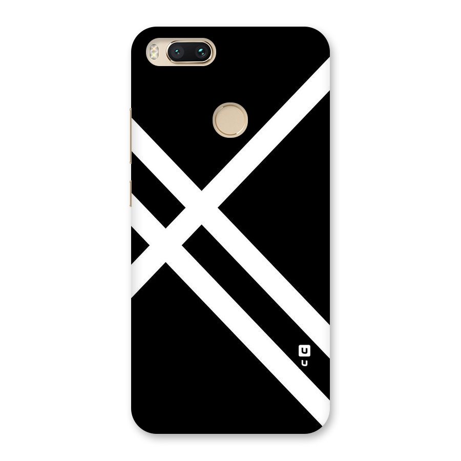 CrissCross Lines Back Case for Mi A1