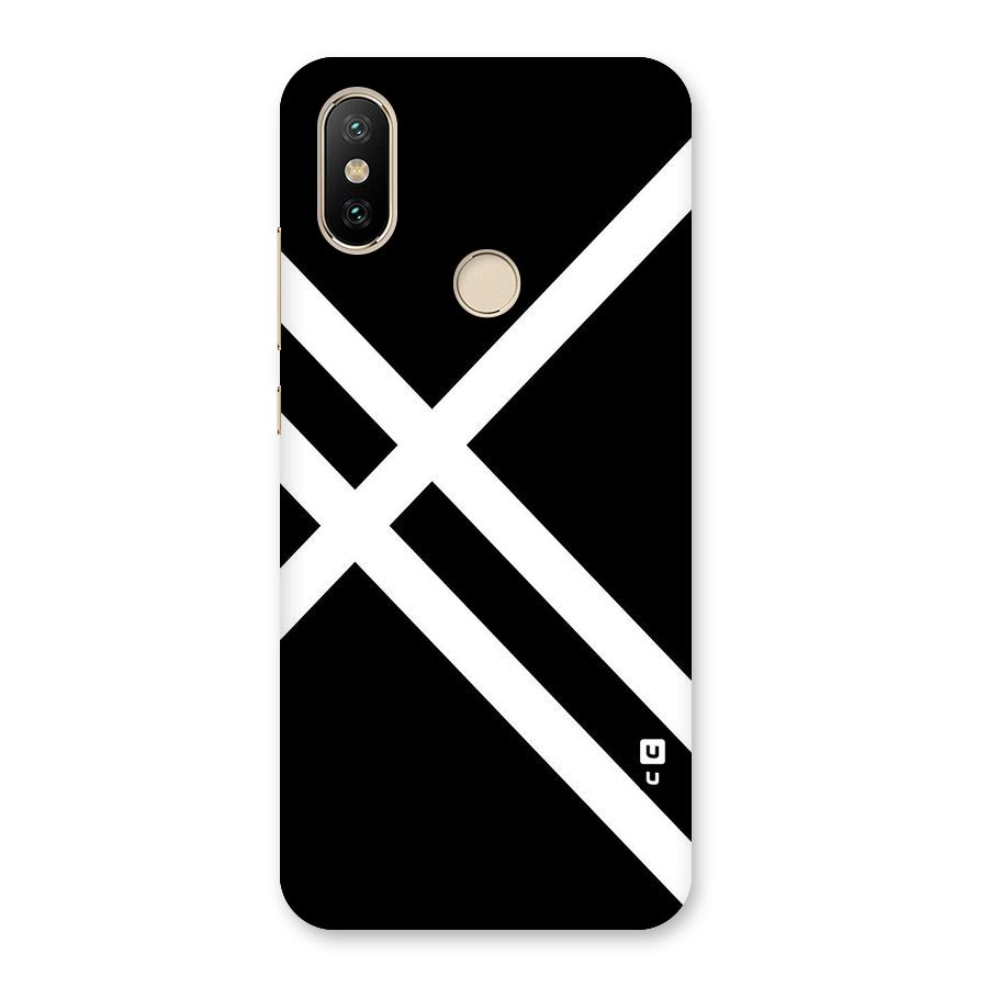 CrissCross Lines Back Case for Mi A2