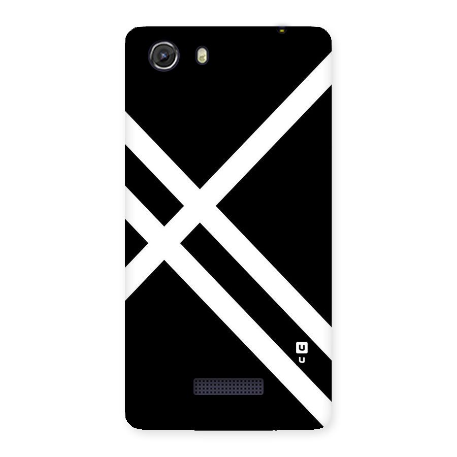 CrissCross Lines Back Case for Micromax Unite 3