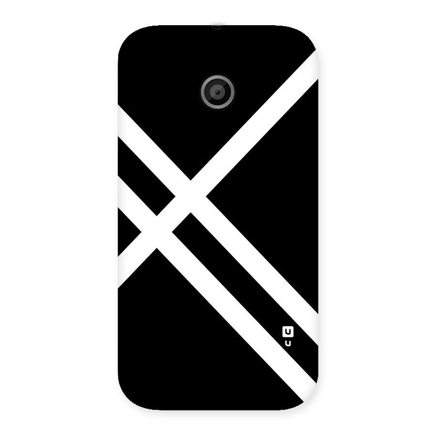 CrissCross Lines Back Case for Moto E