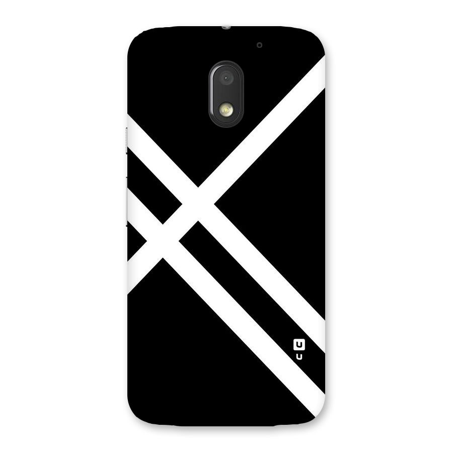 CrissCross Lines Back Case for Moto E3 Power