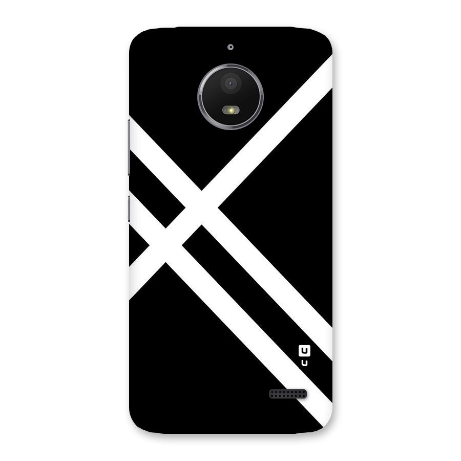 CrissCross Lines Back Case for Moto E4