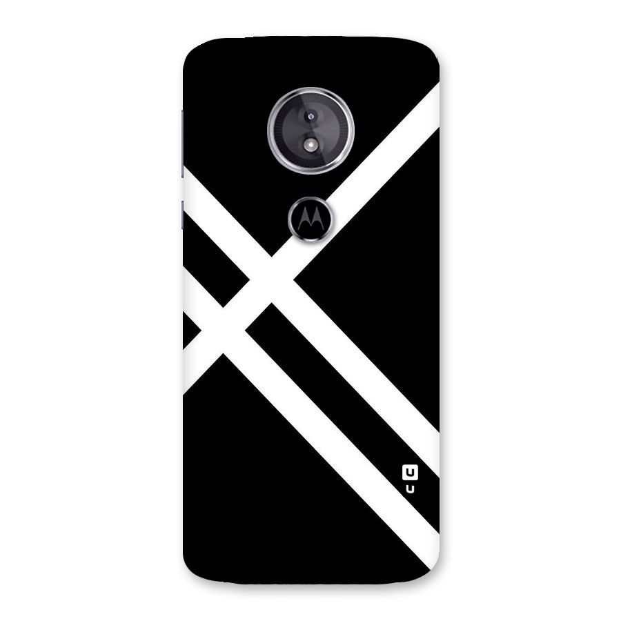 CrissCross Lines Back Case for Moto E5