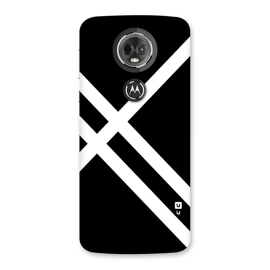 CrissCross Lines Back Case for Moto E5 Plus
