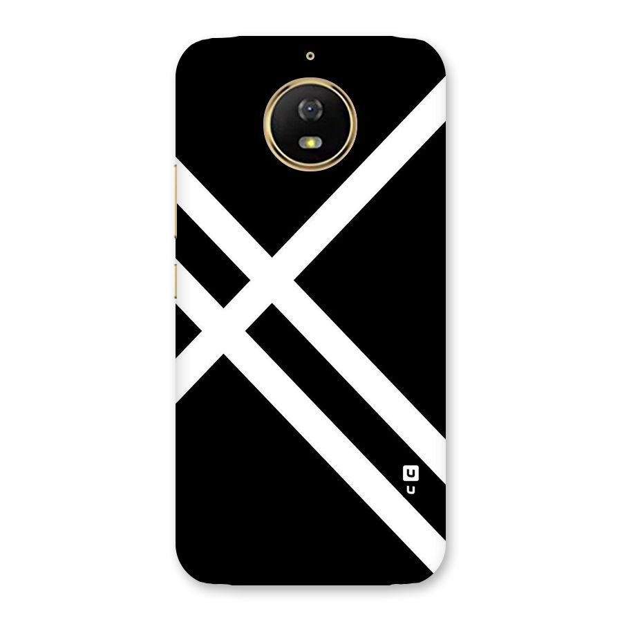 CrissCross Lines Back Case for Moto G5s