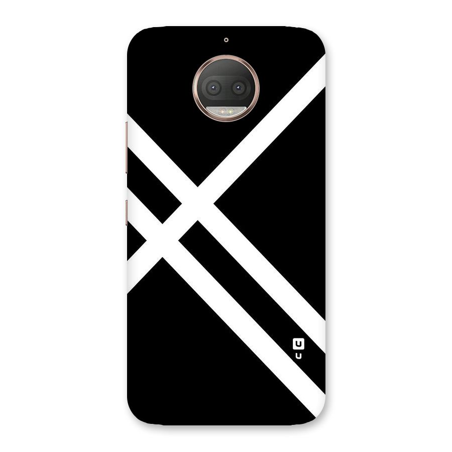 CrissCross Lines Back Case for Moto G5s Plus