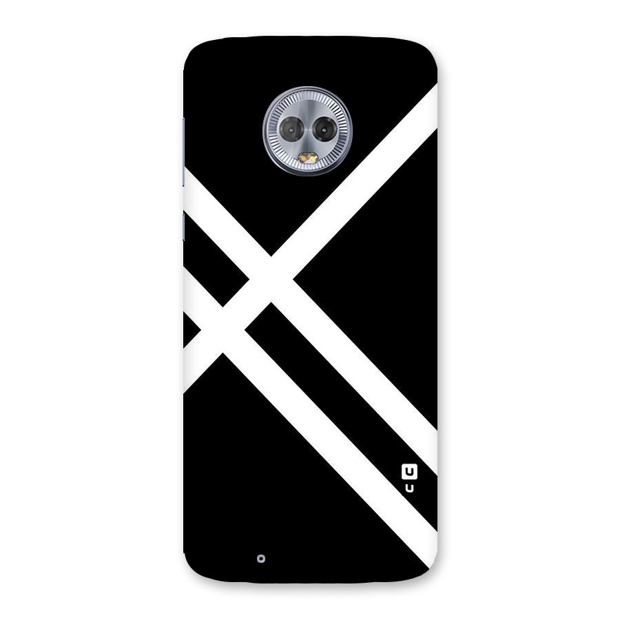 CrissCross Lines Back Case for Moto G6