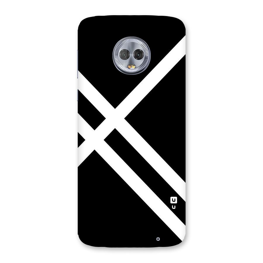 CrissCross Lines Back Case for Moto G6 Plus