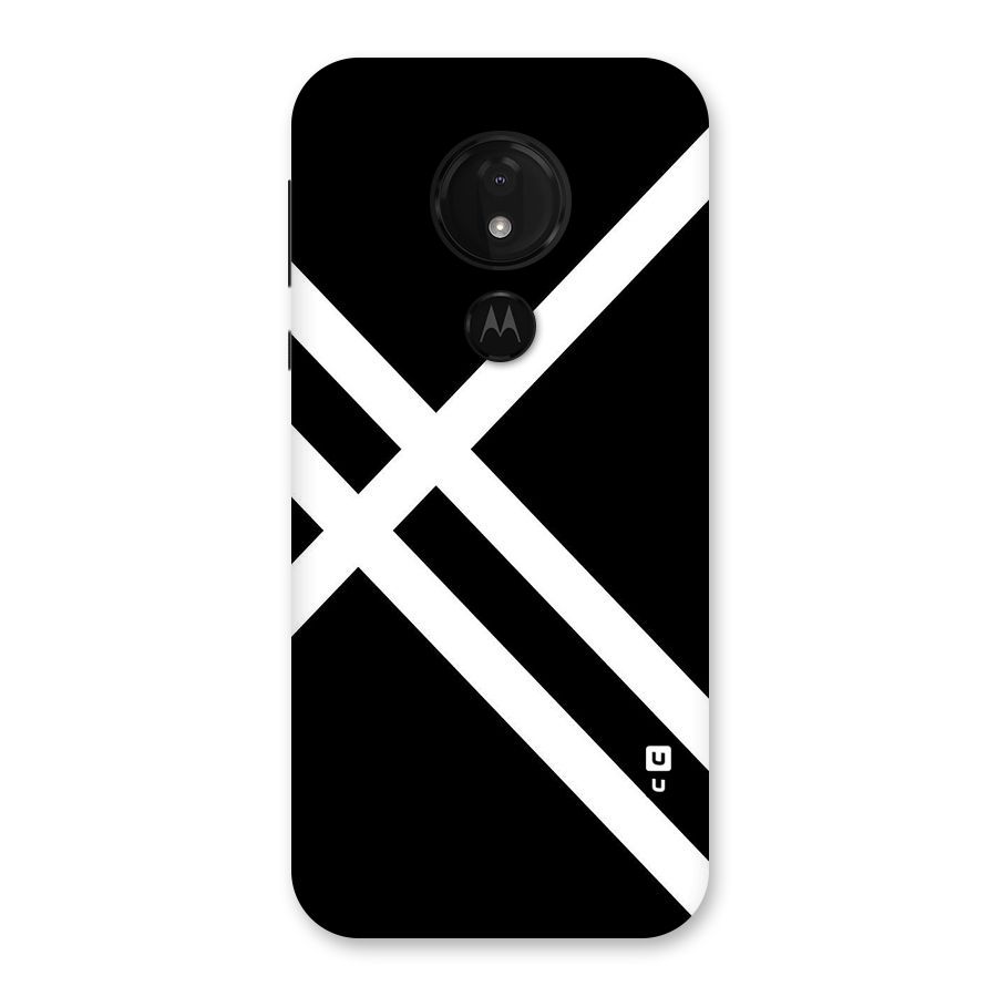 CrissCross Lines Back Case for Moto G7 Power