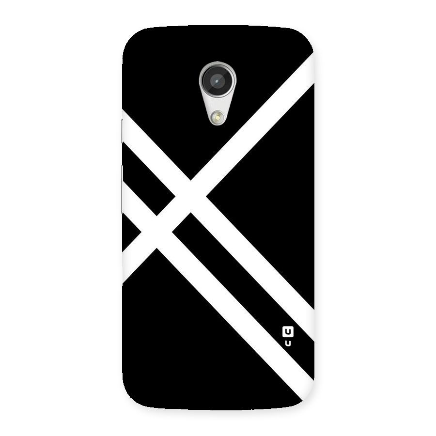 CrissCross Lines Back Case for Moto G 2nd Gen