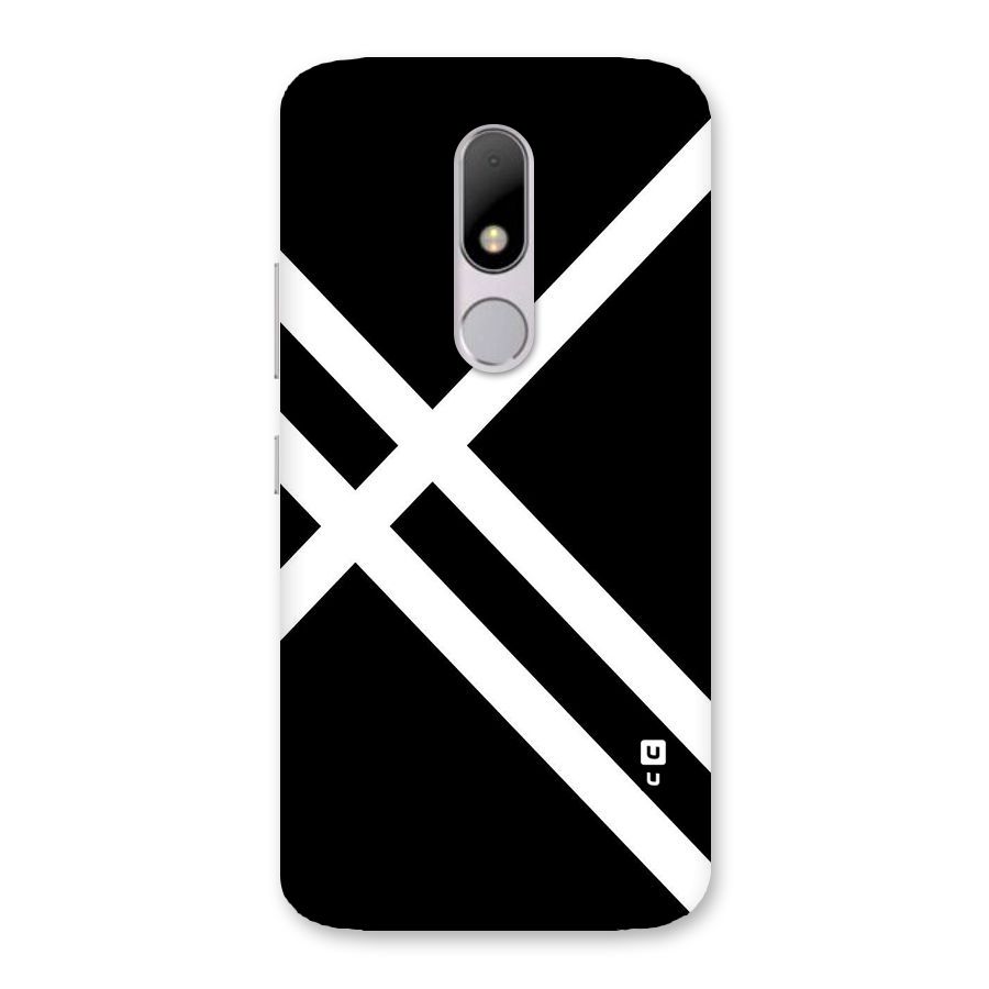 CrissCross Lines Back Case for Moto M