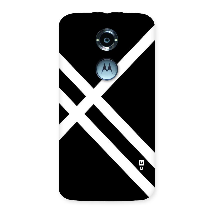 CrissCross Lines Back Case for Moto X 2nd Gen