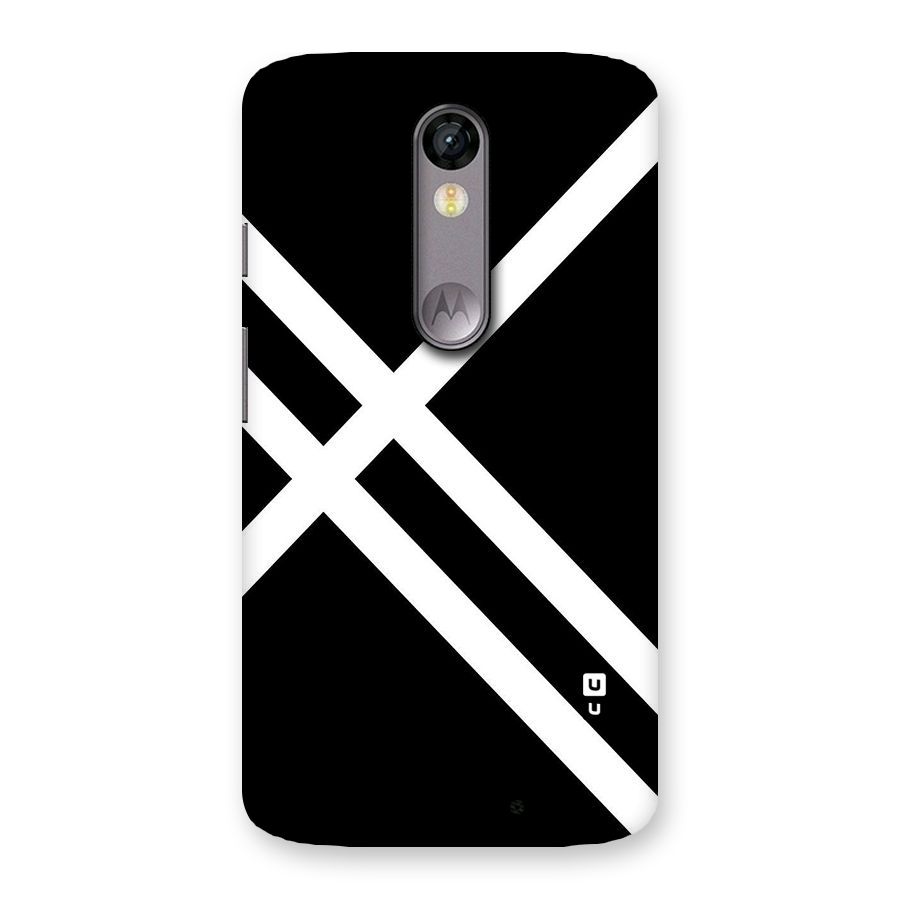 CrissCross Lines Back Case for Moto X Force