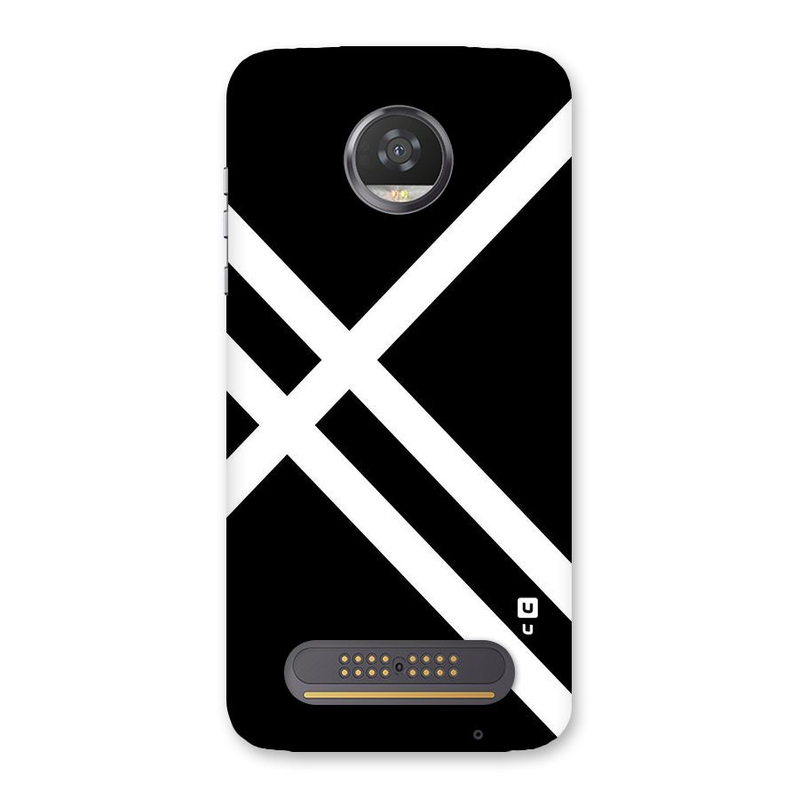 CrissCross Lines Back Case for Moto Z2 Play