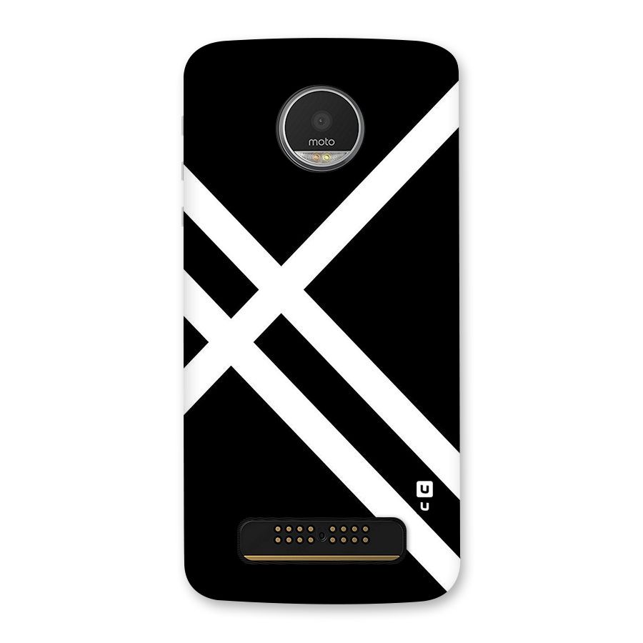 CrissCross Lines Back Case for Moto Z Play
