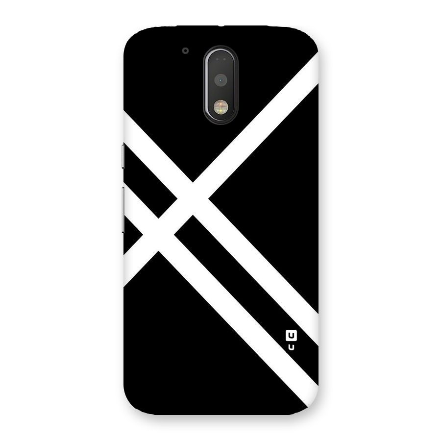 CrissCross Lines Back Case for Motorola Moto G4 Plus