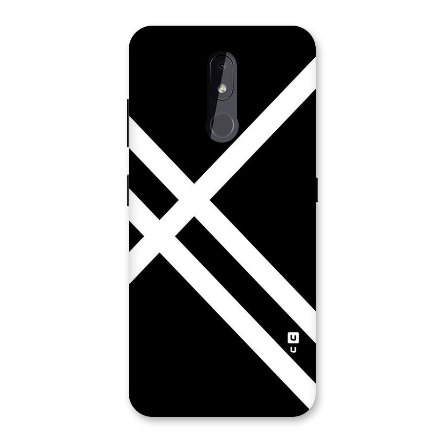 CrissCross Lines Back Case for Nokia 3.2