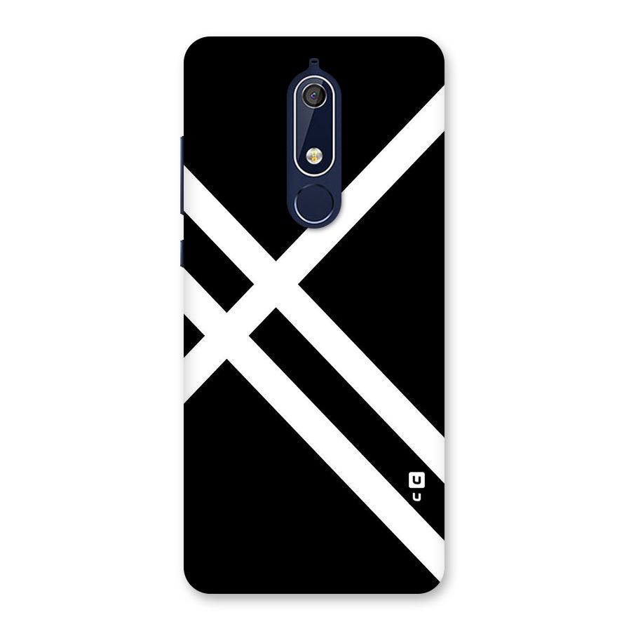 CrissCross Lines Back Case for Nokia 5.1