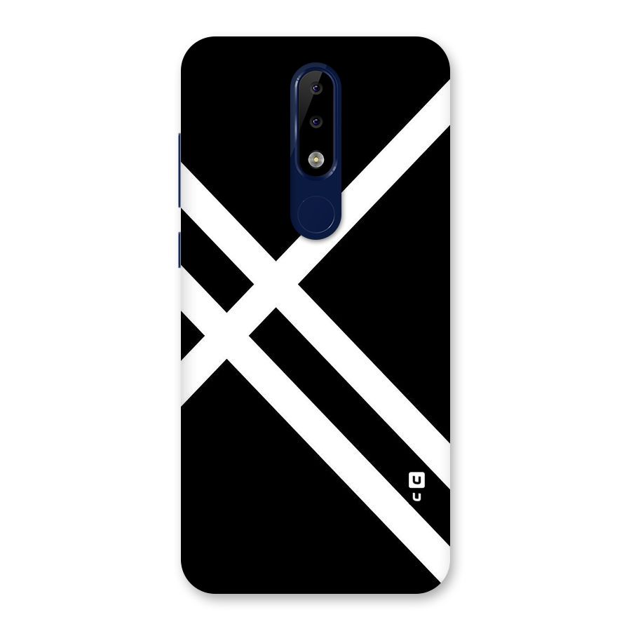 CrissCross Lines Back Case for Nokia 5.1 Plus
