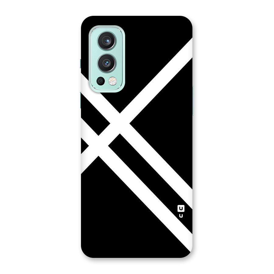 CrissCross Lines Back Case for OnePlus Nord 2 5G