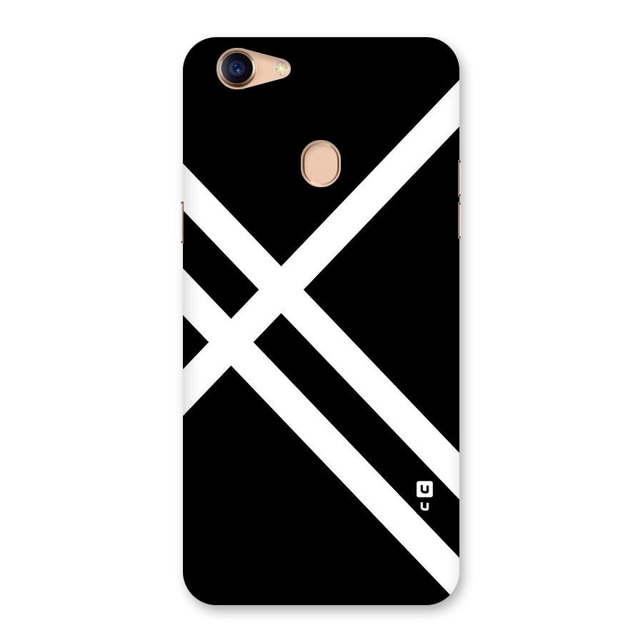 CrissCross Lines Back Case for Oppo F5 Youth
