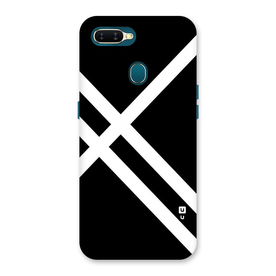 CrissCross Lines Back Case for Oppo A11k